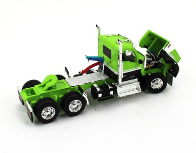 DCP 1:64 *NEON GREEN & BLACK* Kenworth W990 Day Cab Semi Truck