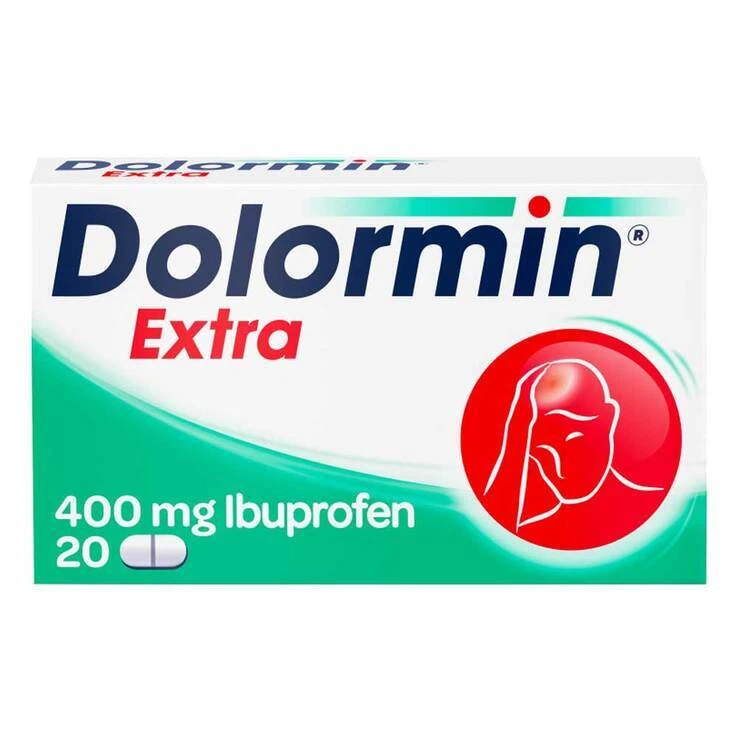 Dolormin® Extra mit 400 mg Ibuprofen bei Schmerzen · 20 St · PZN 00091089