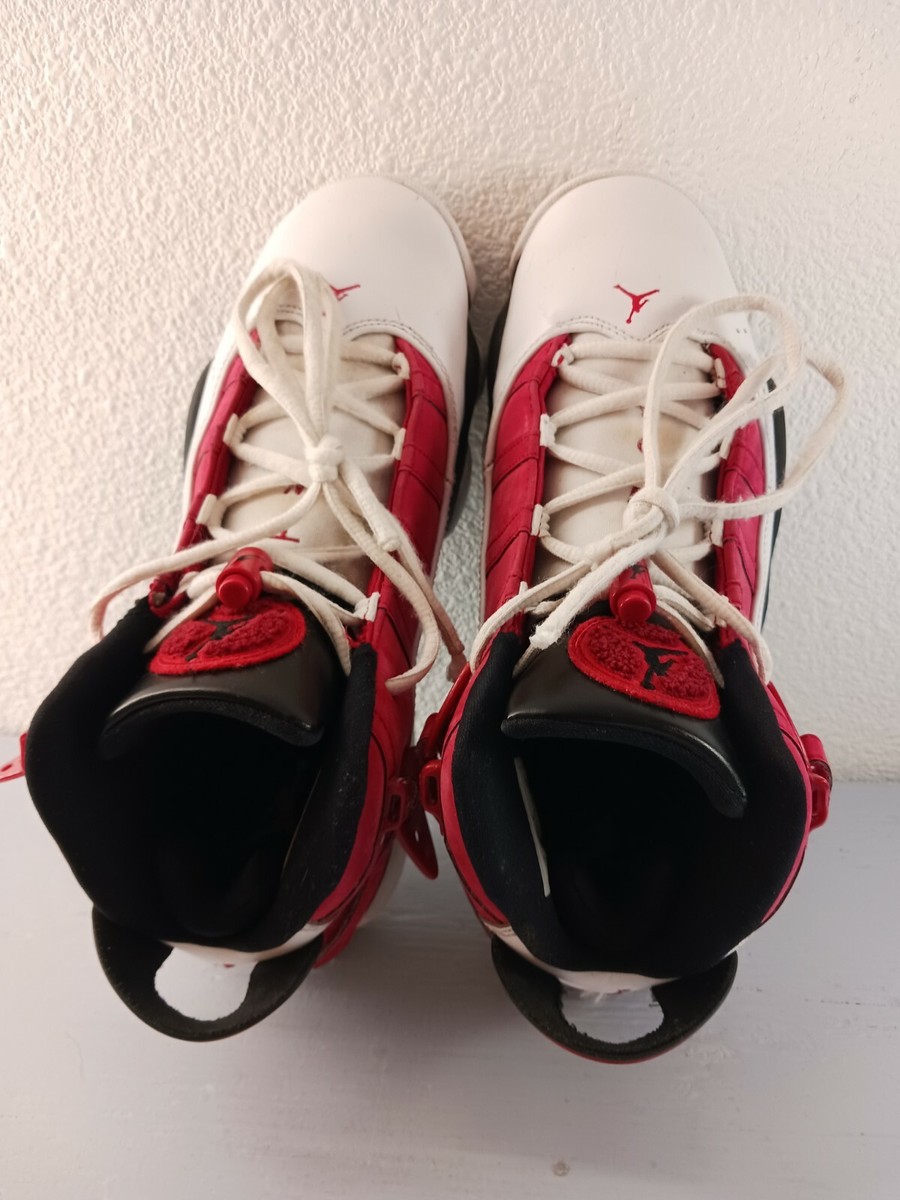 Authentic Nike Air Jordan 8 VI Rings White Black Carmine Authentic Nike Air Jordan 8 VI Rings White Black Carmine