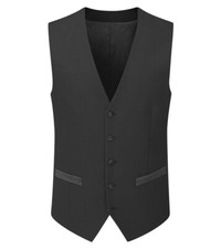 Skopes Cavendish Dinner Suit Waistcoat For Men's in Black, 34R to 64R