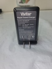 Vivitar Rapid Travel Charger Adapter VIV-QCB-207 For Use Canon Lp-e6. Gk