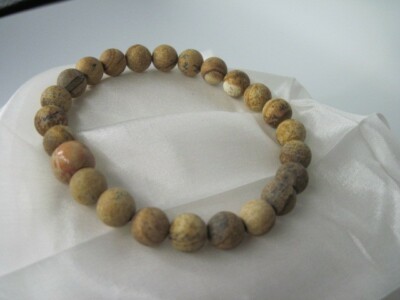 Drusy Achat Stretch Armband Handarbeit passt Größe bis 7,25 Zoll 8 mm Perlen