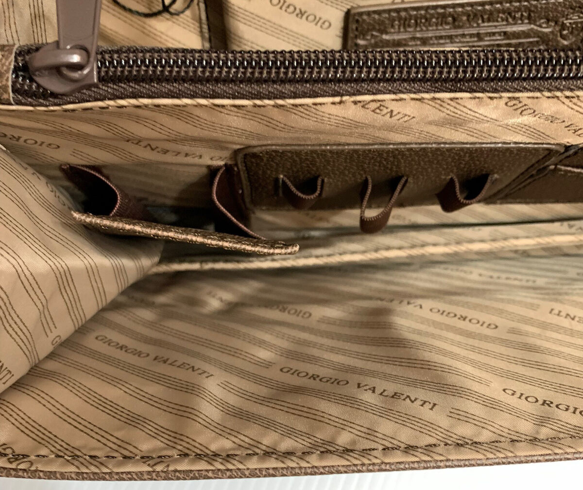 Giorgio Valenti Men's Business Bag w/Lock Never Used Giorgio Valenti Men's Business Bag w/Lock Never Used