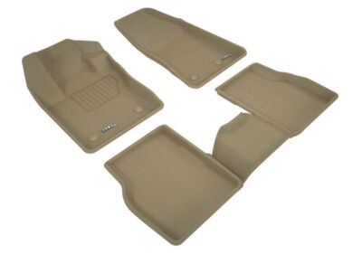 3D MAXpider  Black 1st Row 2 Piece Floor Liners for Jeep Compass