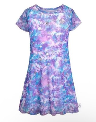 Girls Disney The Little Mermaid Ariel Woven Dress Size 7/8 NWT
