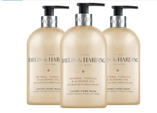 Baylis & Harding Jojoba, Vanilla & Almond Oil Hand Wash, 500 ml (Pack of 3) - 11.90 per litre