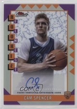 2024-25 Topps Finest Rookie Finest Auto Refractor Cam Spencer #RFA-CS Auto 2a5