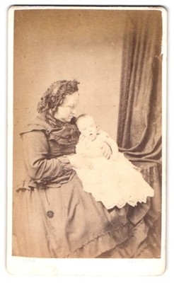 Photograph J. F. long, Exeter, English grandmother with her grandchild on the 