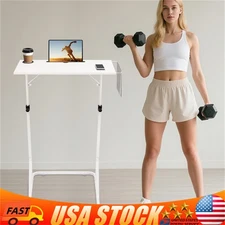 Adjustable Workstation Standing Desk for Work/Fitness Bike, Trainer Stand Table