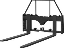 2500 lbs Skid Steer Pallet Fork Attachment, 45" Pallet Fork 42" Fork Blades