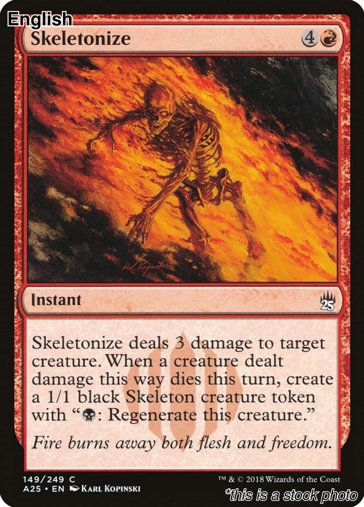 Skeletonize [A25 - 149] Masters 25