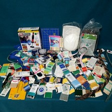 Huge Lot Sewing Notions Many Vintage Needles Tools Bias Trims + MORE