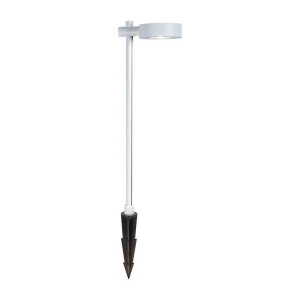 Steckleuchte AußEnlampe Stehleuchte Led Aluminium Weiß Gartenleuchte H 102,5 Cm-image