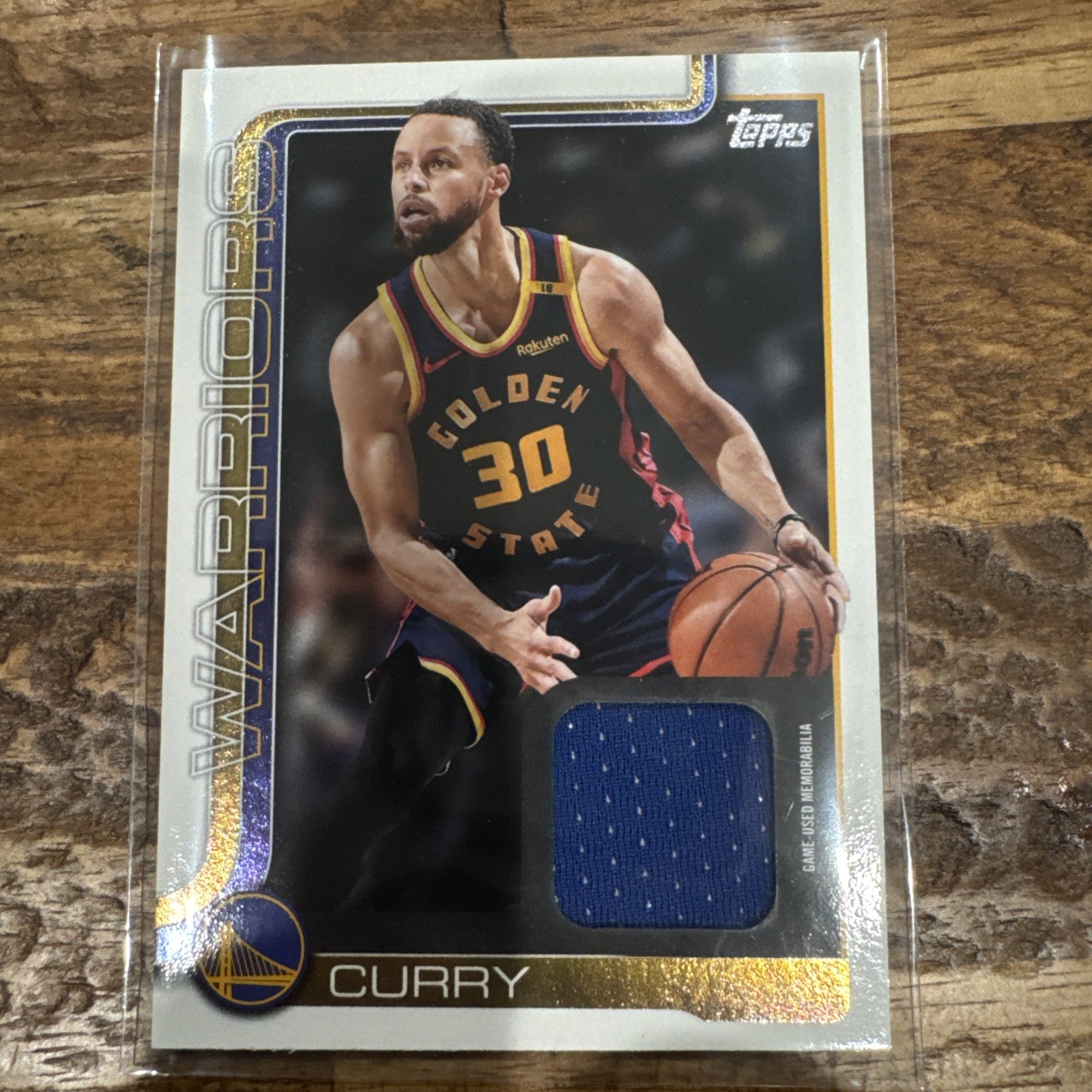 2025-26 Topps Flagship Real One Relics #FROSC Stephen Curry GAME-USED JERSEY