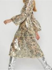 NEW Cynthia Rowley 4 dress sequin rare dress New York Michelle Old Money prairie