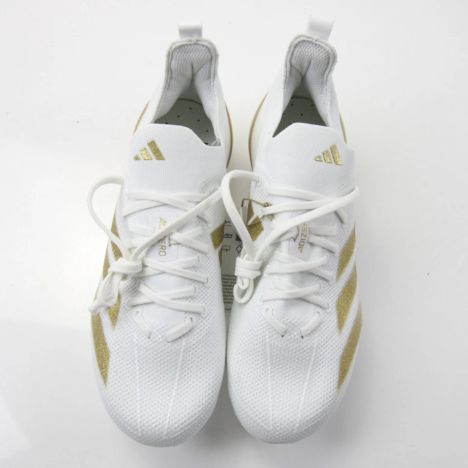 Botín de fútbol Adidas adizero para hombre blanco nuevo sin caja Foto 3 de 4