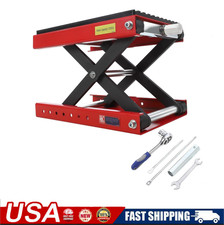 1200lb Motorcycle Scissor Jack Lift Wide Deck T Handle Hoist Stand Atv Bike 1200lb Motorcycle Scissor Jack Lift Wide Deck T Handle Hoist Stand Atv Bike