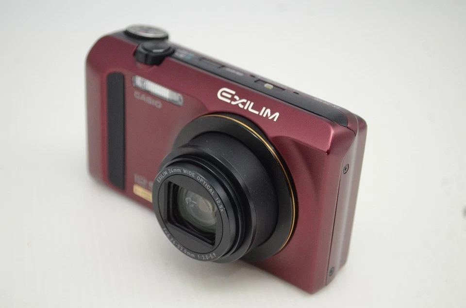 CASIO HIGH SPEED EXILIM EX-ZR300 16.1MP Compact Digital Camera Red #251104ac - Image 3 of 4