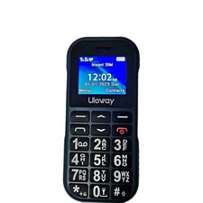 Uleway G190 Dual Sim Unlocked 1.77" Big BUTTON, SOS Keys Senior Mobile Phone