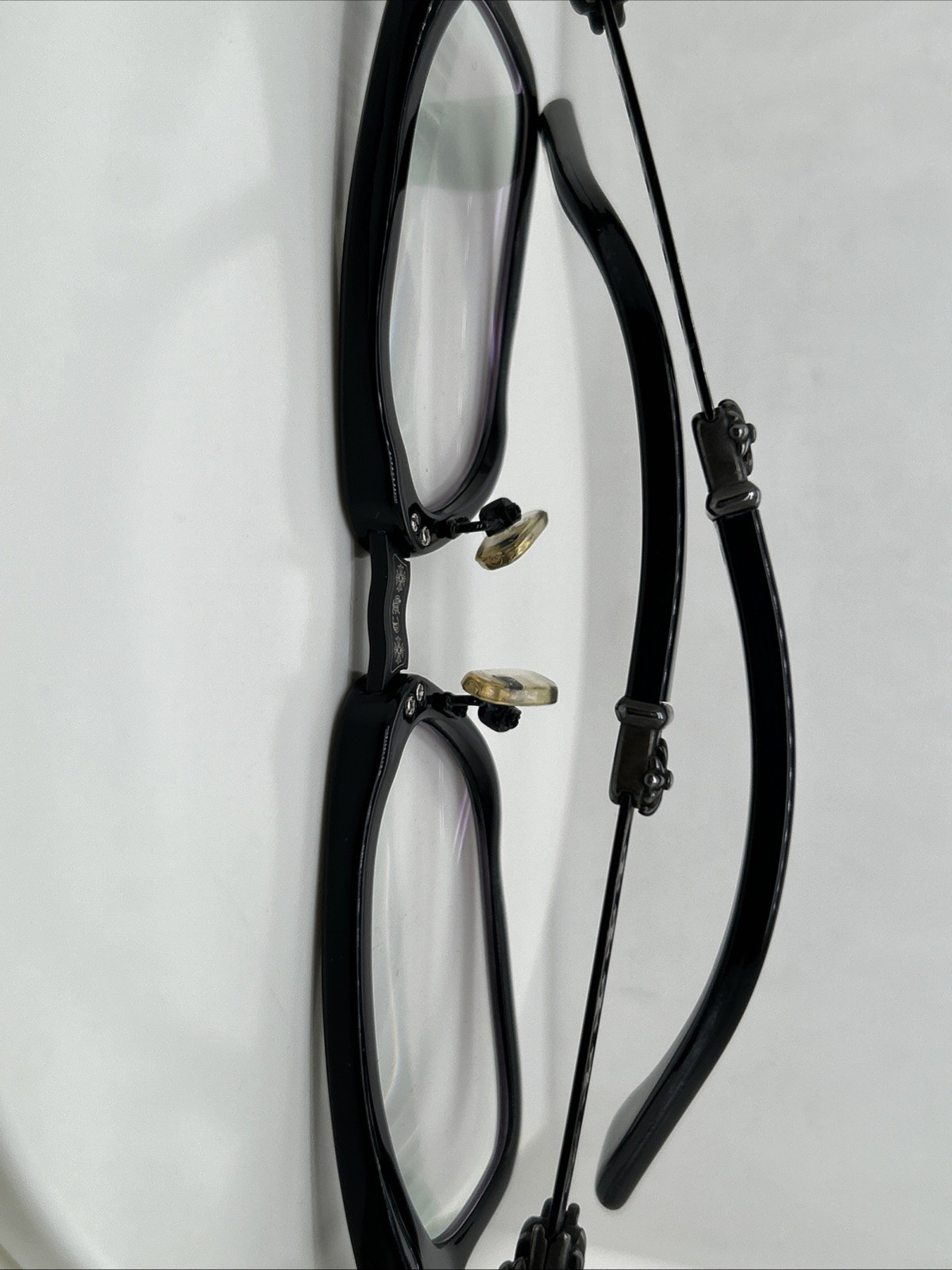 Chrome Hearts Instabone Black Plastic Clear Lens Glasses thumbnail 13