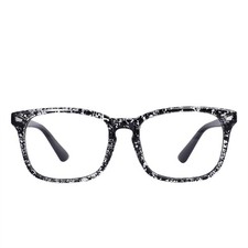 MAXJULI Blue Light Blocking Glasses,Computer Standard, Transparent Black