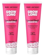 Pack 2 Marc Anthony Grow Long, Super Fast Strength Shampoo 8.4 fl oz