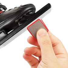 Ice Skate Sharpener Double Sided Diamond Ceramic Blade Sharpening Tool Portable