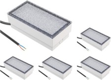 Ledscom.de 5 LED Paving Stone Ground recessed Light CUS for Outdoors, IP67