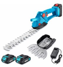 TAGLIASIEPI 2 IN 1 CON 2 BATTERIA TAGLIA SIEPE TOSASIEPI RIFINITORE TOSA ERBA