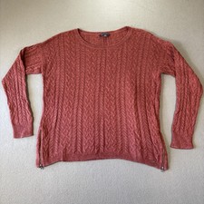 American Eagle Womens Cable Knit Sweater Cozy Cottagecore Preppy Casual Fall XL