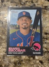 2022 Topps Heritage High Number Eduardo Escobar Black SP