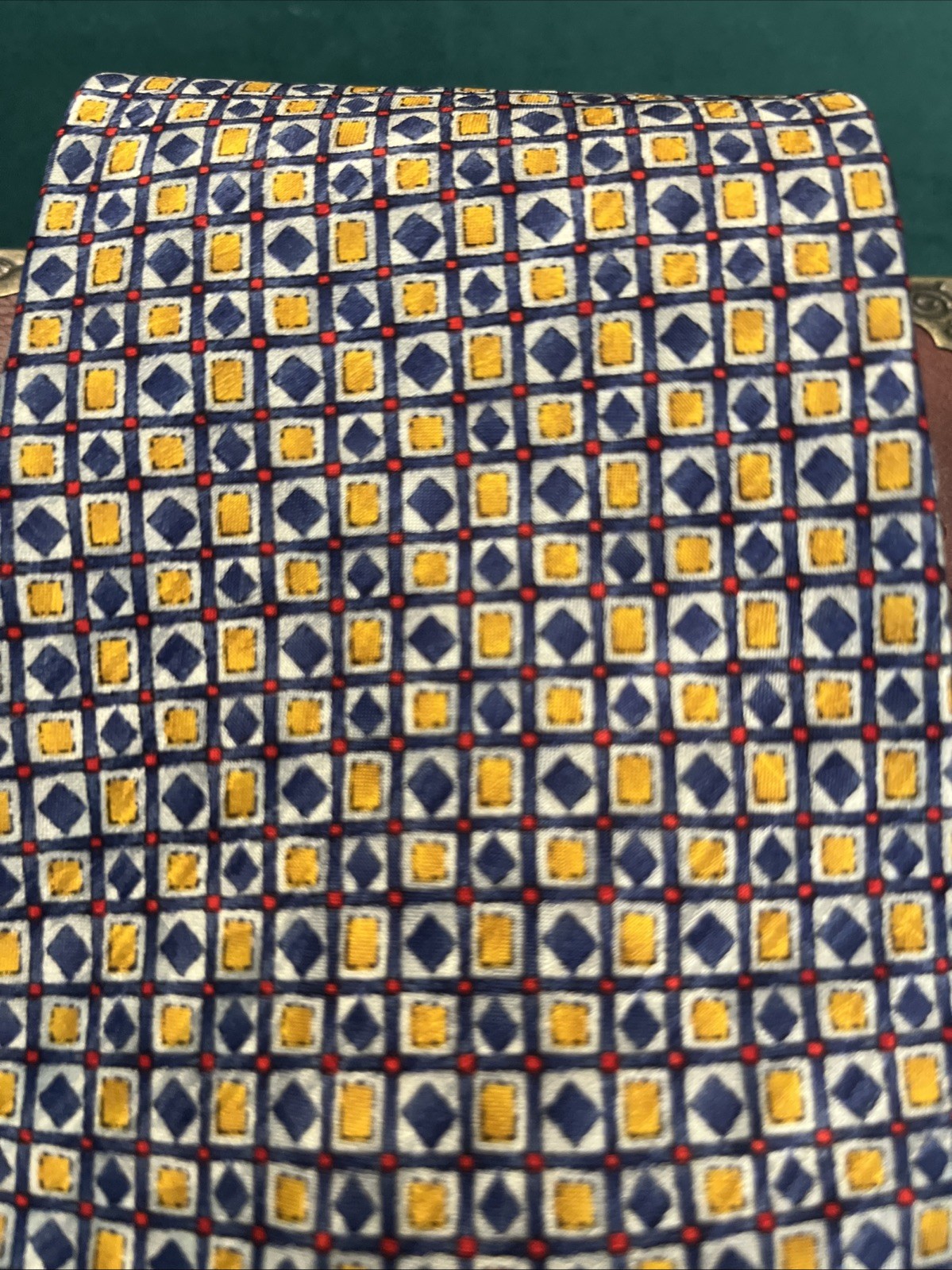 Robert Talbott Vintage Geometric Multicolored Sil… - image 4