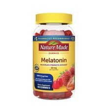 Nature Made Melatonin Gummies 10mg 150 Ct Strawberry Sleep Support