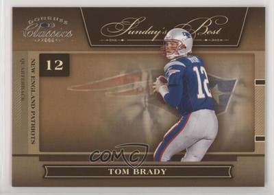2006 Donruss Classics Sunday's Best Silver 24/250 Tom Brady #SB-39 1kk