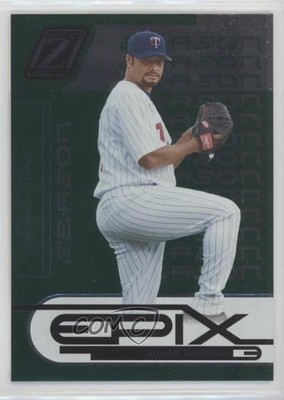 2005 Donruss Zenith Epix Green Game 43/100 Johan Santana #E-3 s1i