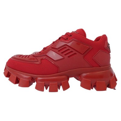 PRADA 819 CLOUDBUST THUNDER Sneakers Red Style 38.5 Used LIFE-0