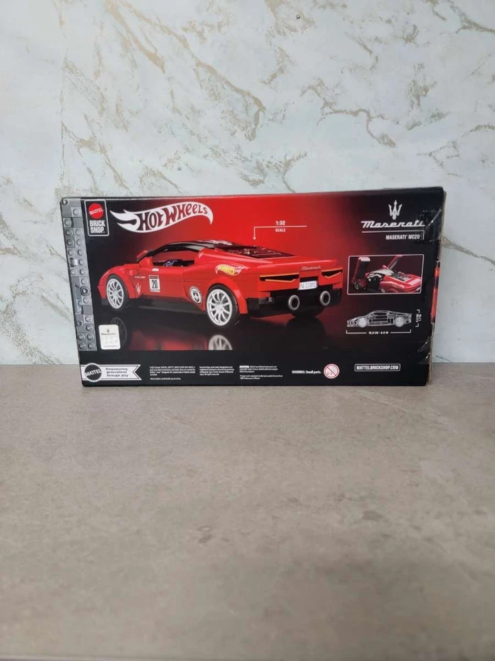 Maserati MC20 Mattel Brick Shop Hot Wheels BRAND-NEW - Image 3 of 4