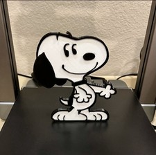 Snoopy Deko Figur Peanuts Aufsteller Cartoon Tischdeko Schwarz Weiß Fanartikel