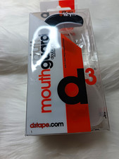 d3 Double Gel Dual Layer Double Mouthguard Top & Bottom Black/White +12yrs