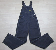 Vintage 70s Sears Toughskins Overalls Mens 32x33.5 Union Made Carpenter Workwear