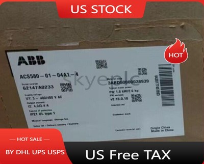 ACS580-01-04A1-4 brand new ABB Frequency converters ，ACS5800104A14，fast shipping