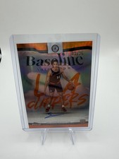 2025-26 Topps Finest Yanic Konan-Niederhauser RC Baseline Auto Orange 3/25 B1