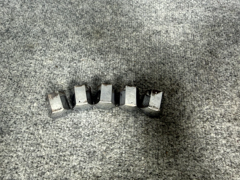 ♦️12-23 Capas de porca de roda cromada Tesla Model X Y S 3 fabricante de equipamento original, 108F21247-SREFUS - Imagem 4 de 4