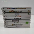 Call of Duty Mario & Sonic 9 Nintendo Wii Game Lot Just Dance Wii Fit MySims