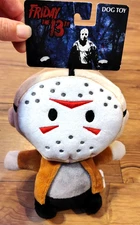 Friday the 13th Pet Toy Dog Jason Vorhees 8" Plush NEW Fetch For Pets WB Horror