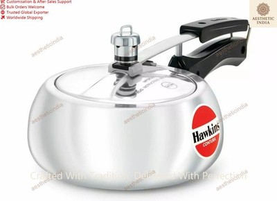 Hawkins Contura Pressure Cooker 2 Litres Aluminum Silver Color Best Kitchen Gift