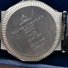 1986 Vintage Baume Mercier Riviera 5131 Two-Tone Quartz Watch with Papers & Box 6