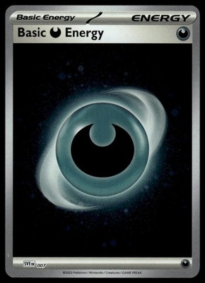 Darkness Energy (COSMOS) 7 Scarlet & Violet Energies Near Mint or Better Pokemon