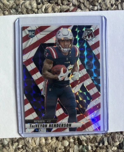 Panini Mosaic 2025 TreVeyon Henderson Rookie Prizm #325 New England Patriots