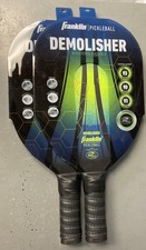 Lot of 2 Franklin Sports Wood Demolisher Pickleball Paddle USAPA Approved
